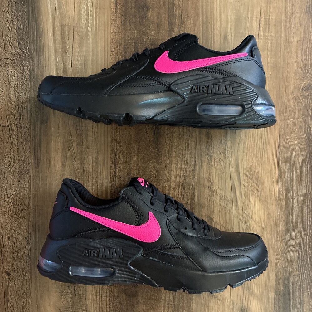 Nike Air Max Excee Black Hyper Pink Women Size 9.5 Shoes New DC9437-001